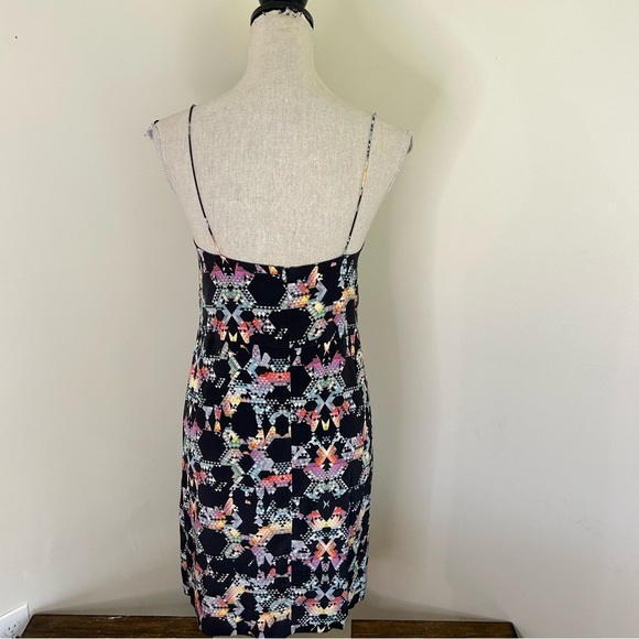 TIBI Gray/geometric print sleeveless dress - Size 0 - Picture 8 of 11